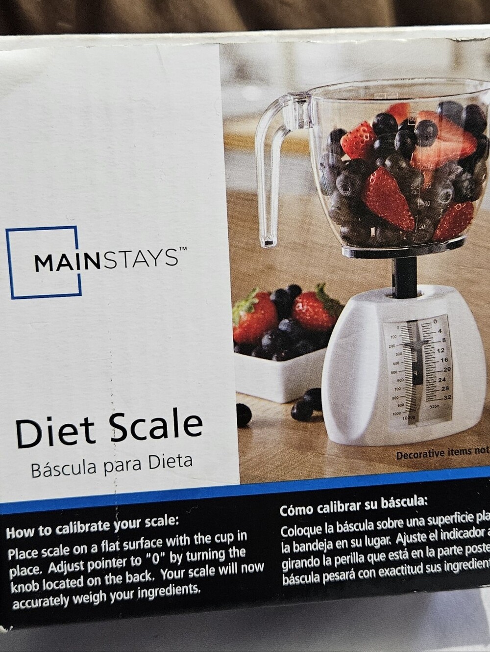 Mainstays Diet Scale White NIB